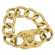 CHANEL 1995 Gold CC Turnlock Bracelet