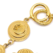 CHANEL 1980s Medallion Gold Necklace