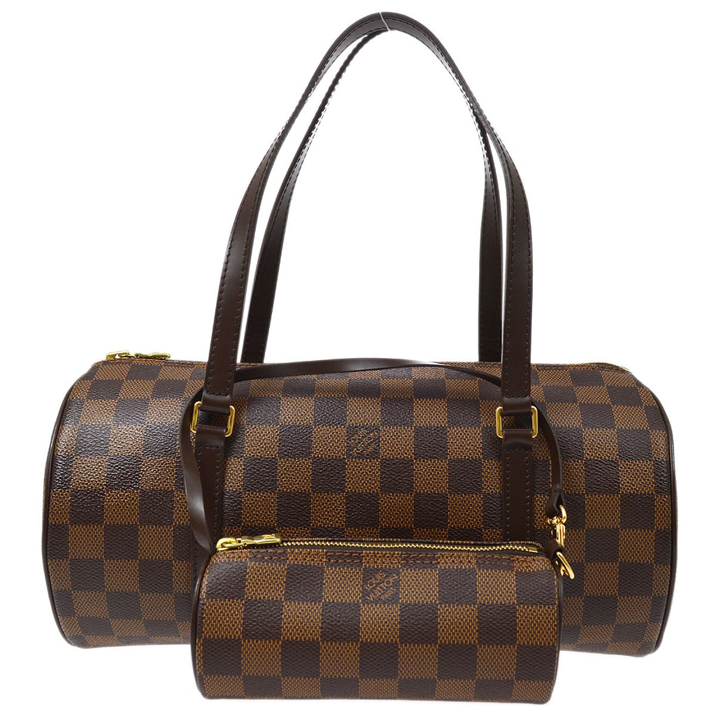 Authentic Louis Vuitton Damier Papillon 30 Hand Bag Purse N51303