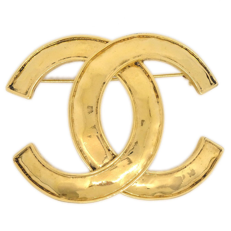 CHANEL CC Logos Brooch Gold 94P