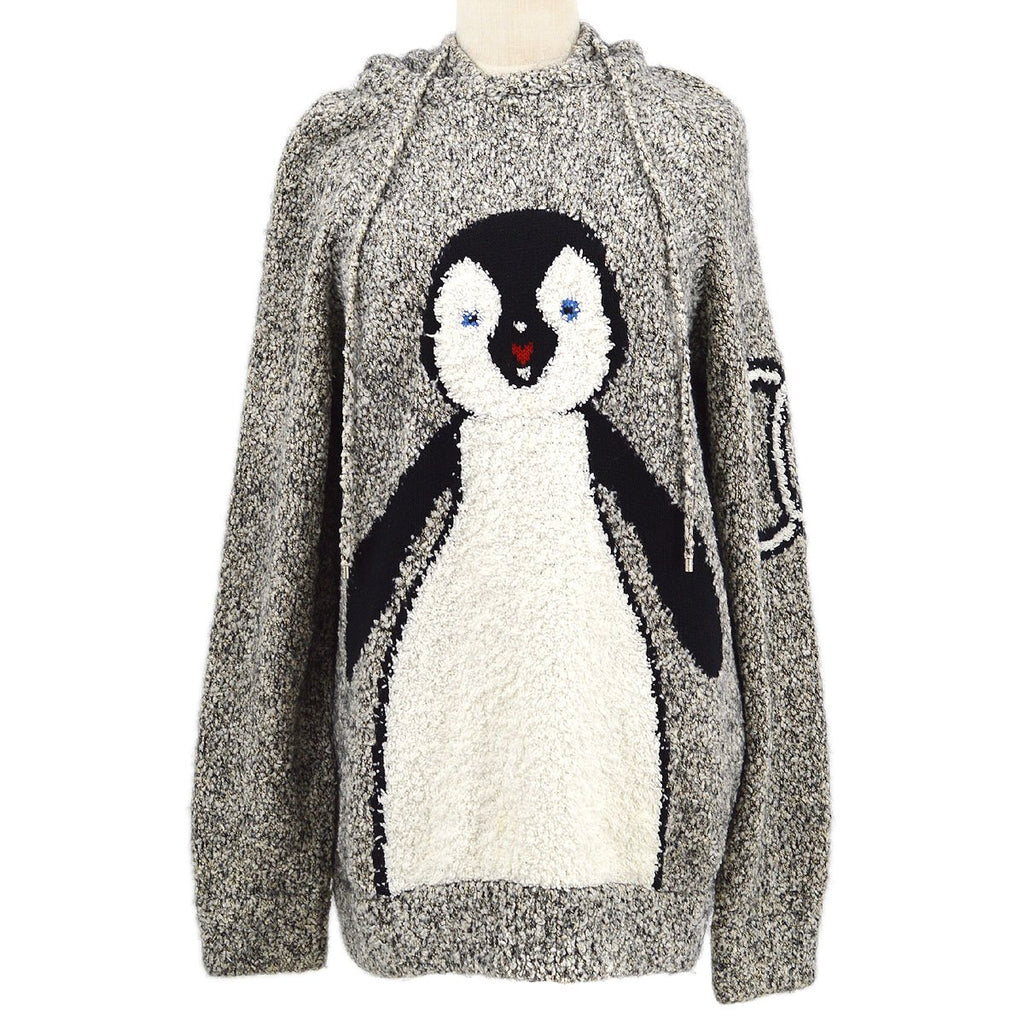 Chanel 2007 Fall CC penguin-motif knitted hoodie #38 – AMORE