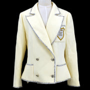 Chanel Cruise 2005 emblem patch double-breasted blazer #38