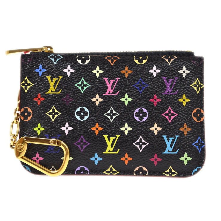 Louis Vuitton, Accessories, Louis Vuitton Key Holdercoin Holder Cles  Multicolor Black