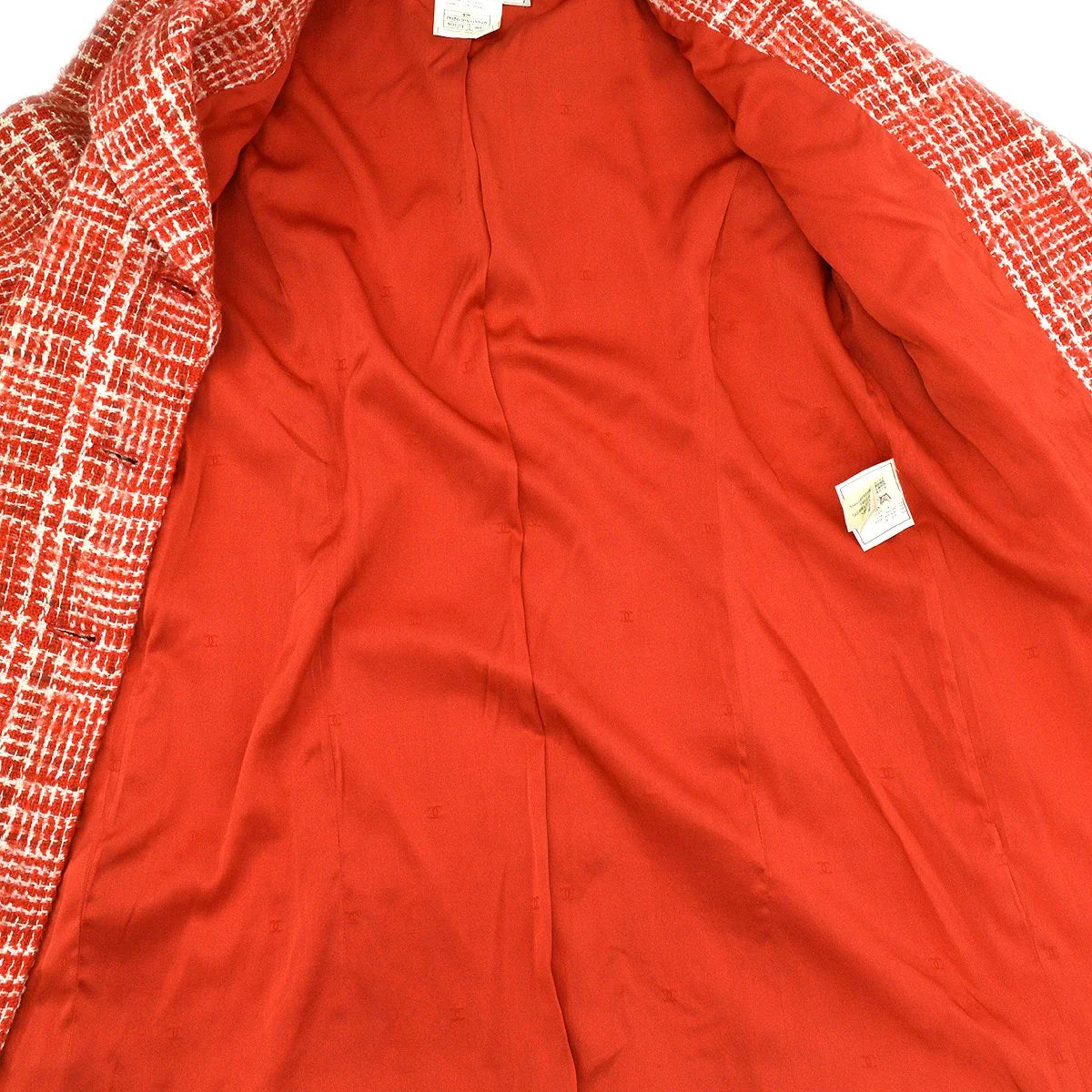 Chanel 1997检查了Tweed西装外套＃40