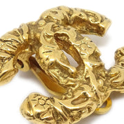 CHANEL 1993 Florentine CC Earrings Small