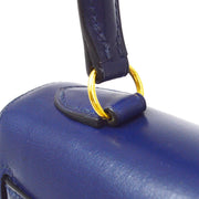 Hermes  1995 Blue Box Calf Mini Kelly 20