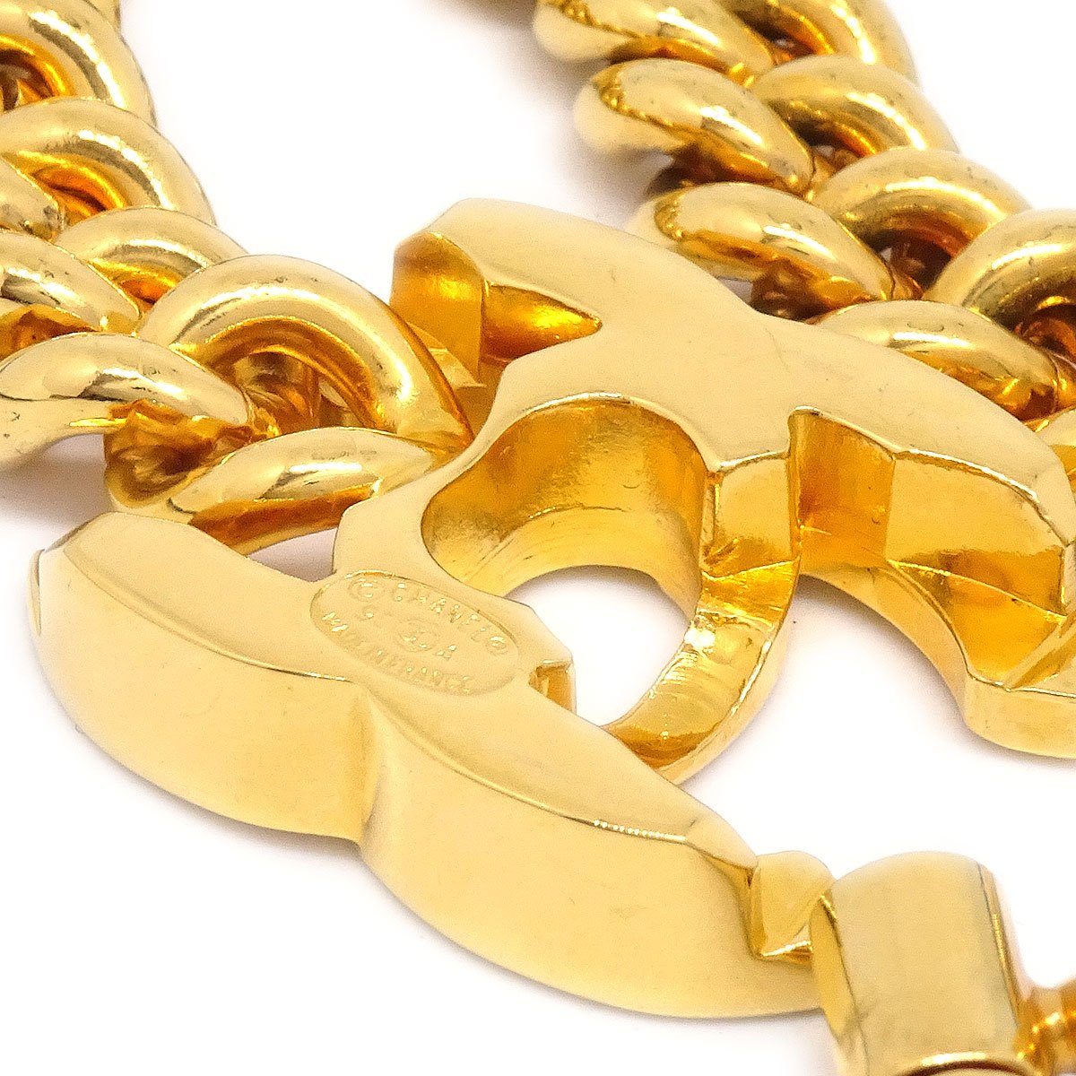 Chanel 1995 Turnlock Bracelet Gold