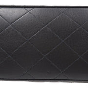 CHANEL 1991-1994 Black Lambskin Classic Flap Maxi