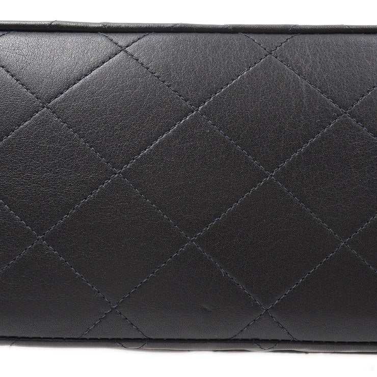 CHANEL 1991-1994 Black Lambskin Classic Flap Maxi