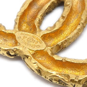 CHANEL 1993 CC Brooch Gold Small