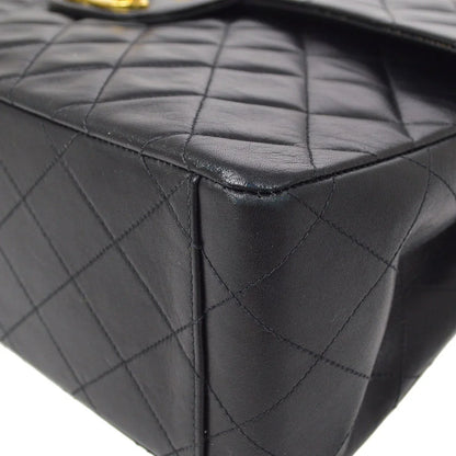 CHANEL 1991-1994 Classic Flap Maxi Black Lambskin