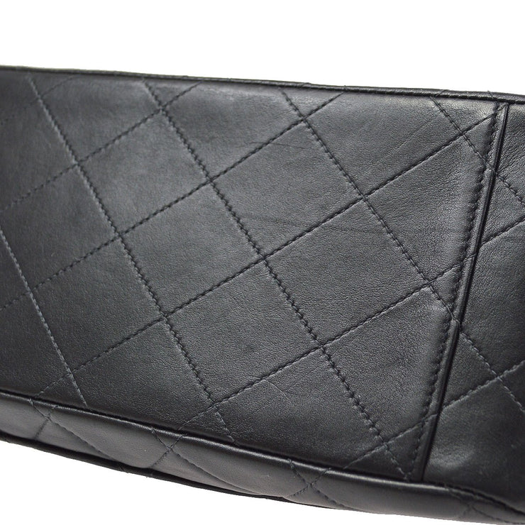 CHANEL 1991-1994 Classic Flap Maxi Black Lambskin