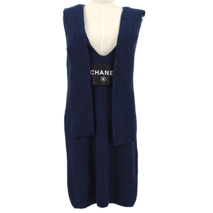 Chanel 2008 Cruise logo patch knitted dress #40