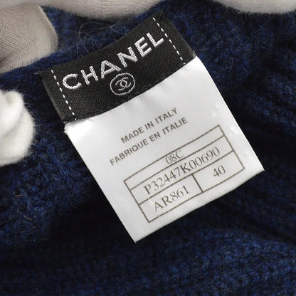 Chanel 2008 Cruise logo patch knitted dress #40