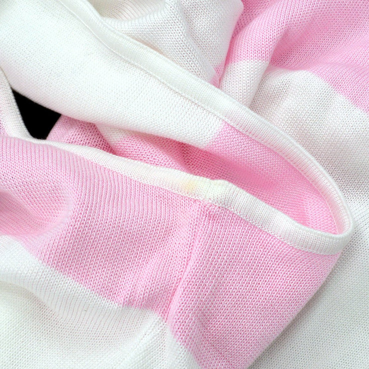 CHANEL 2000 intarsia-logo knit top #46