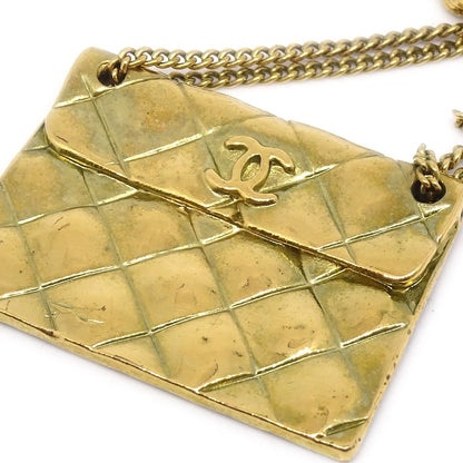 CHANEL Bag Brooch Gold 94A