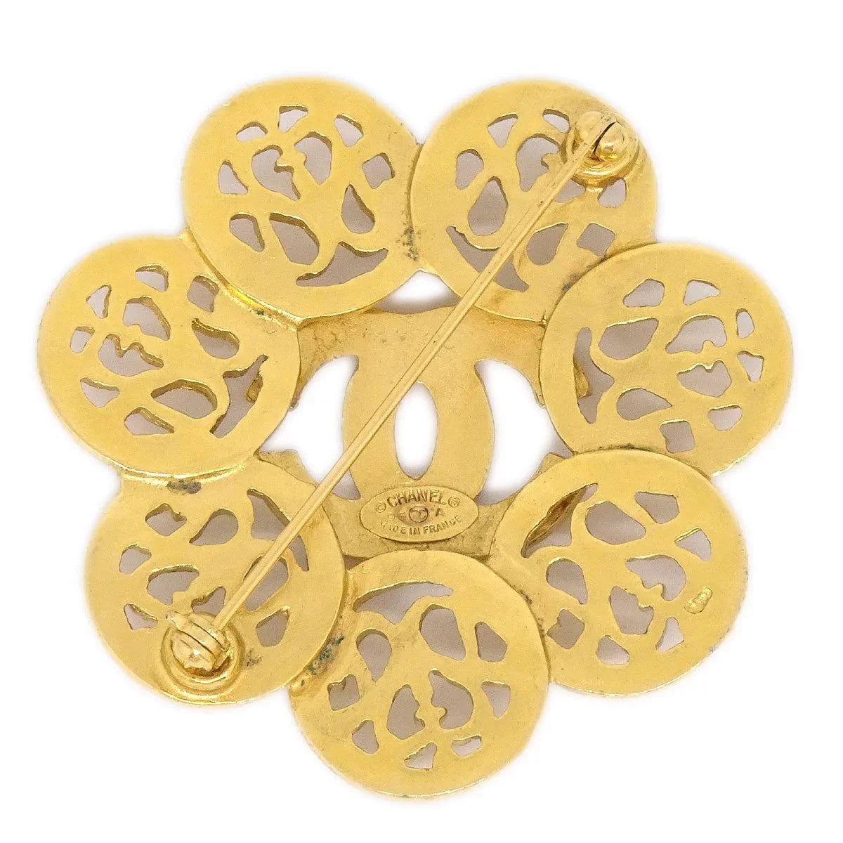 Chanel 1995 Fretwork Paisley Gold 95A
