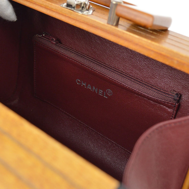 CHANEL * 1996 Wooden Vanity Case