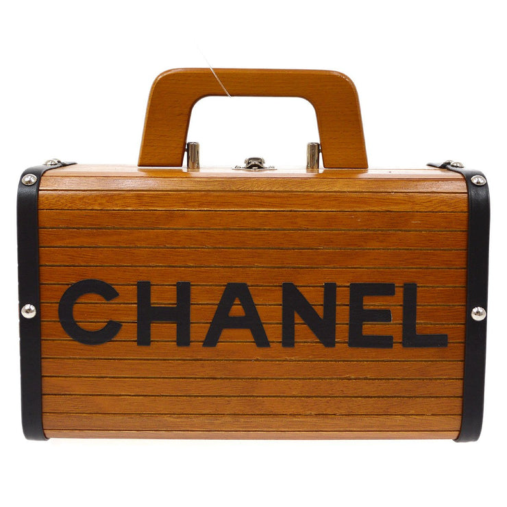 CHANEL * 1994-1996 Wooden Box Handbag