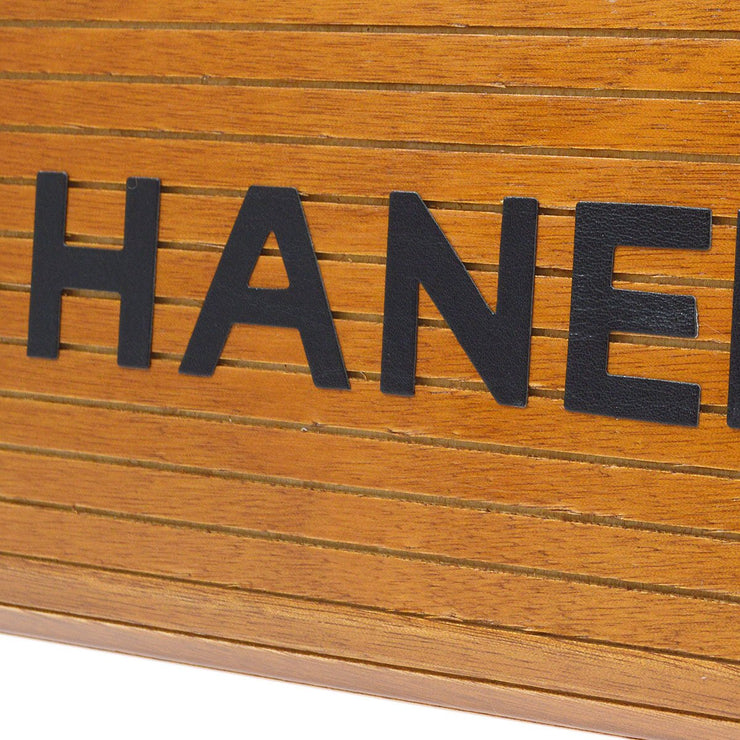 CHANEL * 1994-1996 Wooden Box Handbag