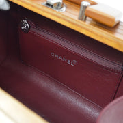 CHANEL * 1994-1996 Wooden Box Handbag