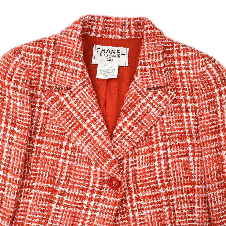 CHANEL 1997 checked tweed blazer #36