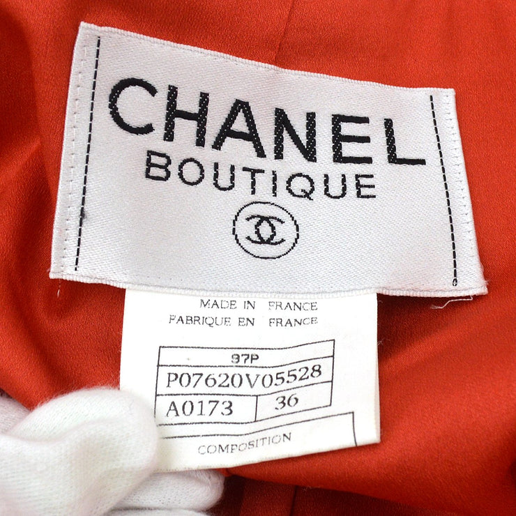 CHANEL 1997 checked tweed blazer #36