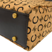 CELINE MC99/2 C Macadam Tote Bag Brown Pony Hair