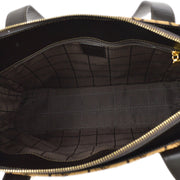 CELINE MC99/2 C Macadam Tote Bag Brown Pony Hair