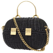 Chanel * 2004 Woven Wicker Love Basket Bag