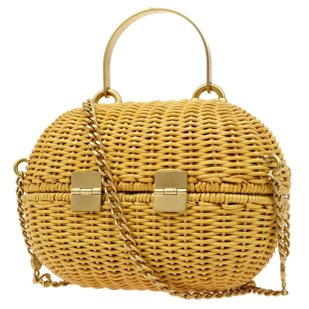 CHANEL * 2004 Woven Wicker Love Basket Bag – AMORE Vintage Tokyo