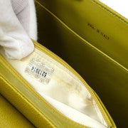 CHANEL 1997-1999 Shopping Bag Medium Green Caviar