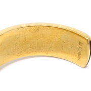 HERMES Bangle Gold Black Lizard