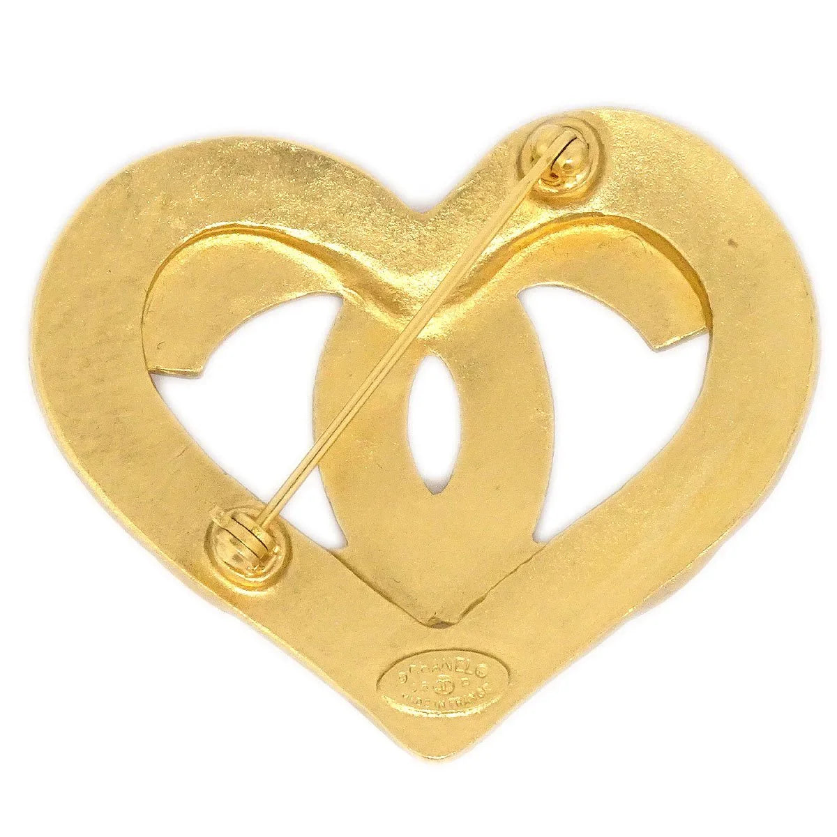 Chanel 1995 Heart Brooch