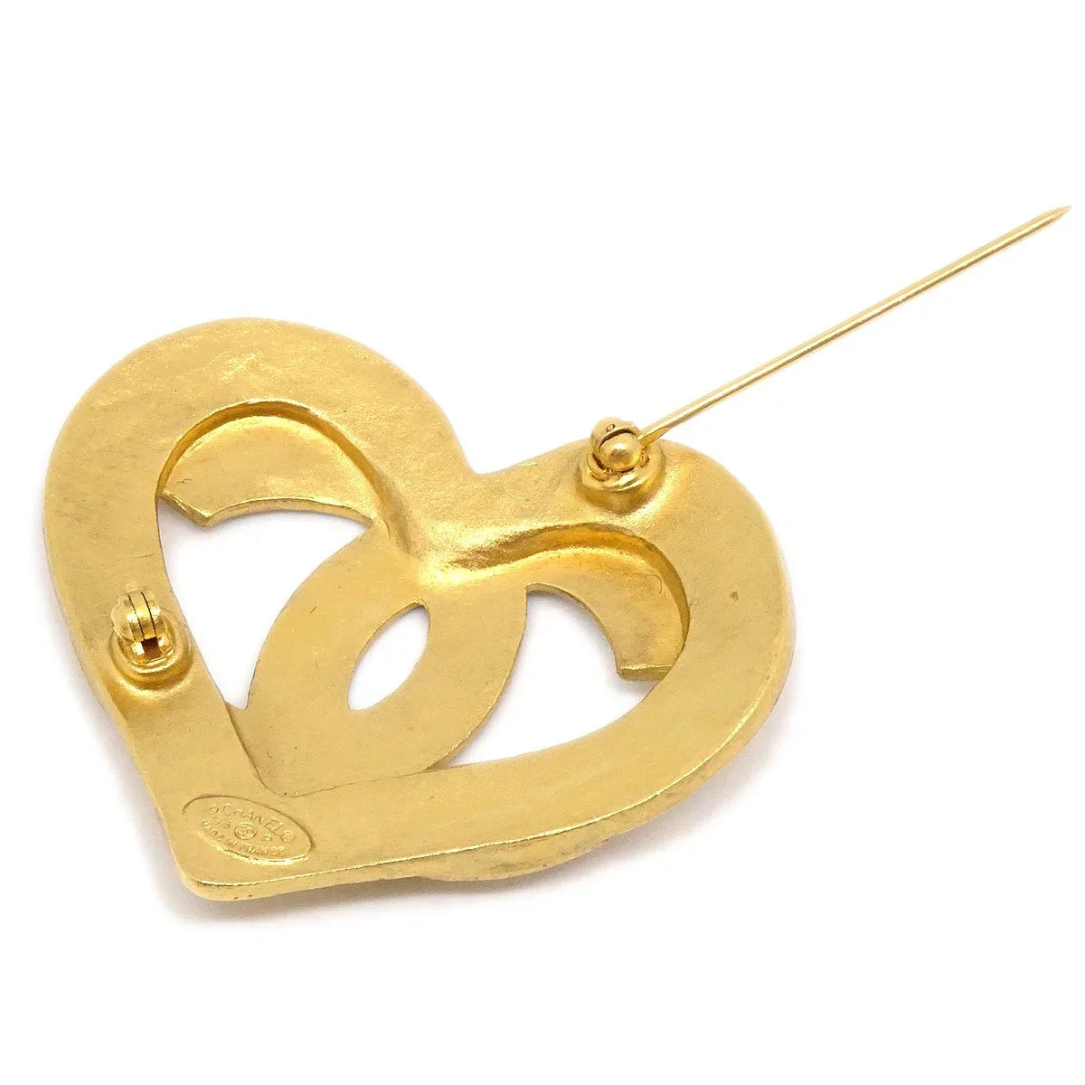 Chanel 1995 Heart Brooch