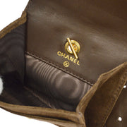 CHANEL 1995 Brown Suede Waist Bag #80