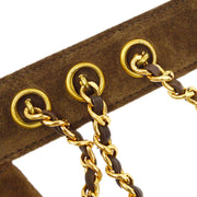 CHANEL 1995 Brown Suede Waist Bag #80