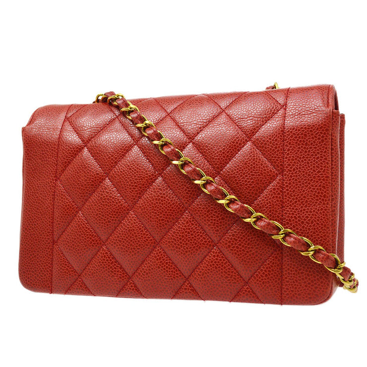 CHANEL 1991-1994 Red Caviar Diana Small – AMORE Vintage Tokyo