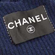 CHANEL 2008 logo patch knitted dress #40
