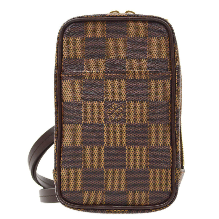 Pony-style calfskin bowling bag Louis Vuitton Brown in Pony-style