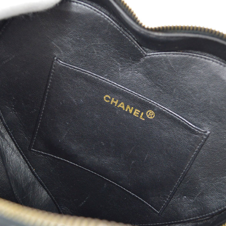 Chanel 1995 Pink Heart Mirror Vanity Case Bag at 1stDibs