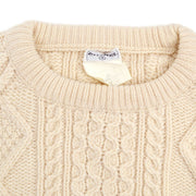 CHANEL 1996 fisherman's-knit round-neck sweater #40