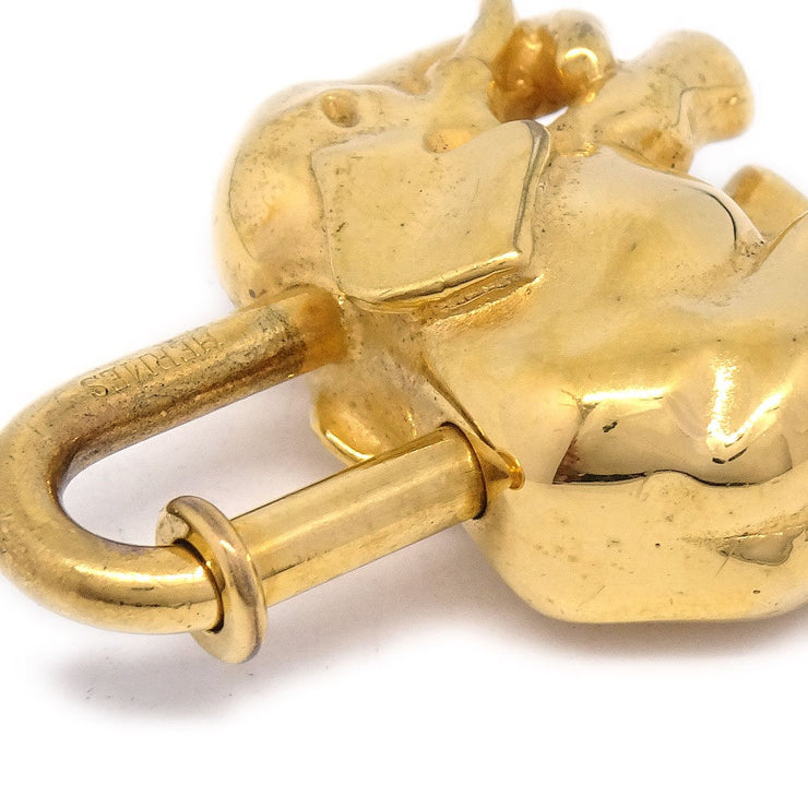 爱马仕（Hermes）1988 Limited Elephant Cadena Lock lock Bag Charm Gold Small Good