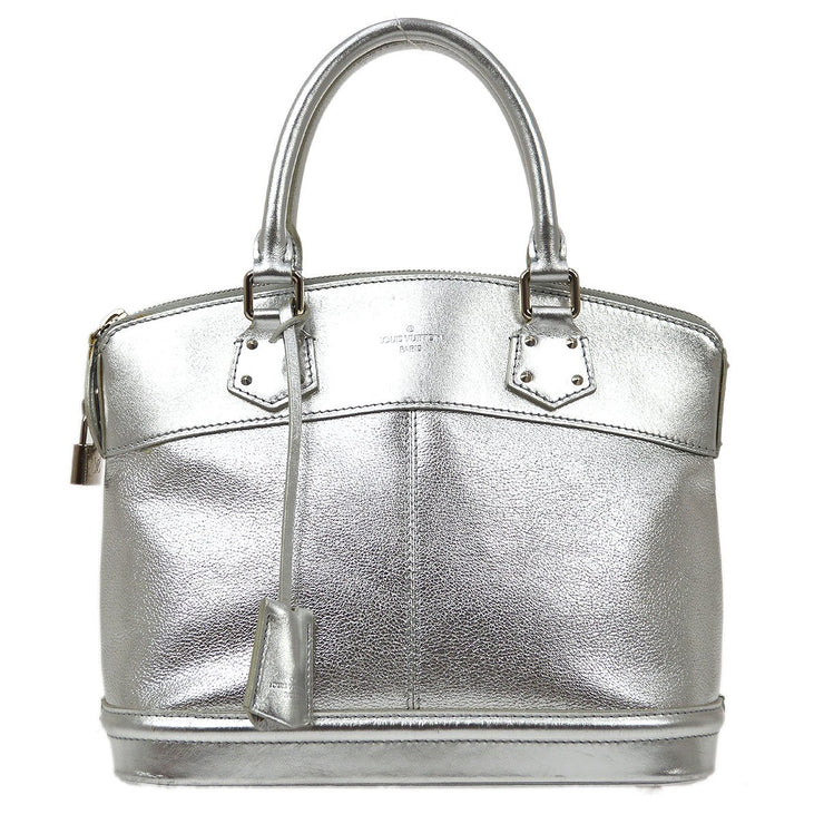 Louis Vuitton Silver Suhali Lockit PM Handbag