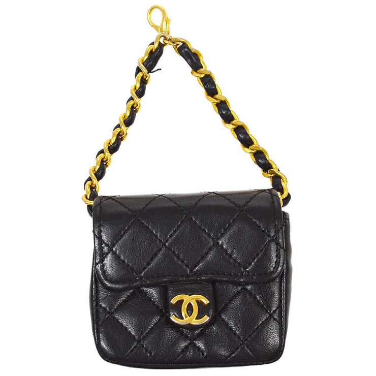 Chanel Micro Flap Charm Bag