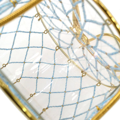 Chanel 1990年代Minaudiere DreamCatcher串珠透明圆形圆圈袋