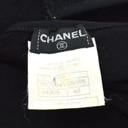 Chanel Spring 1997 CC logo-embroidered cropped T-shirt #40