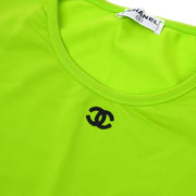 CHANEL 1995 Green CC cropped top #36