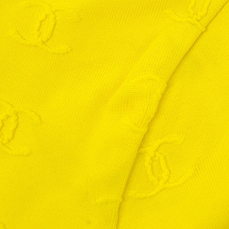 CHANEL 1997 Yellow Cropped Top