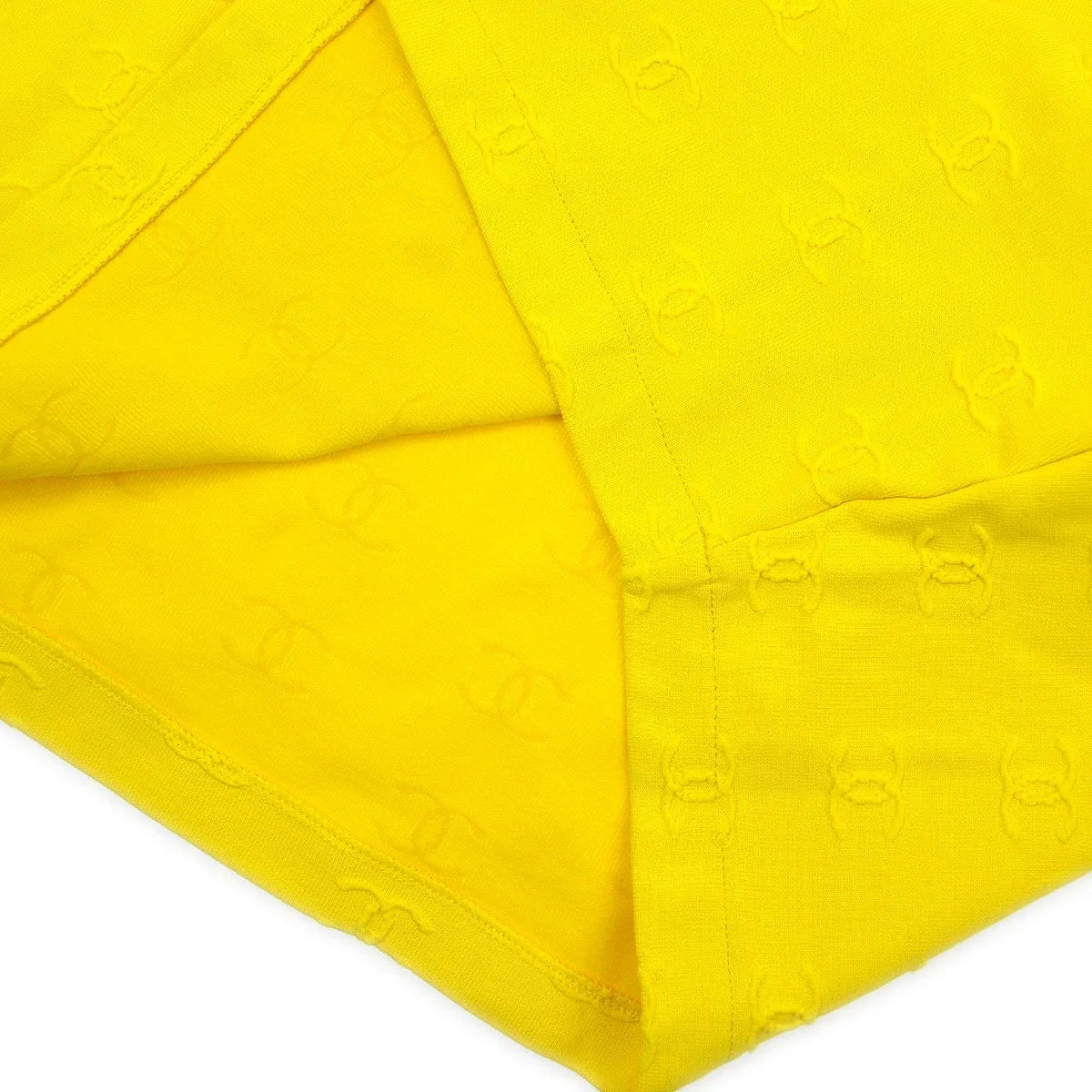 CHANEL 1997 Yellow Cropped Top